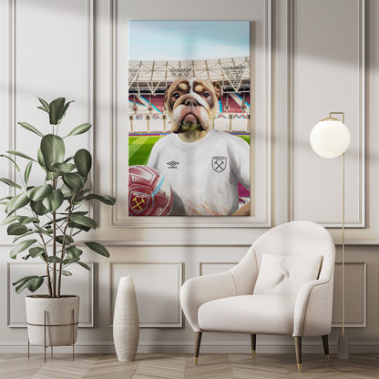 Your Pet in a West Ham 2022-23 Third Shirt