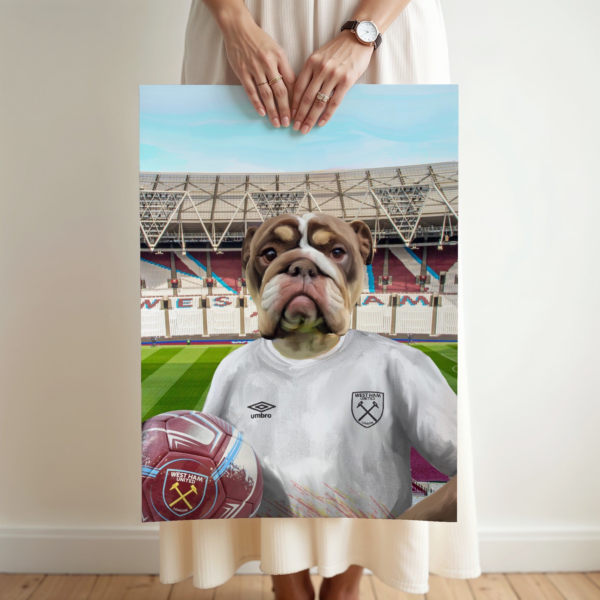 Your Pet in a West Ham 2022-23 Third Shirt