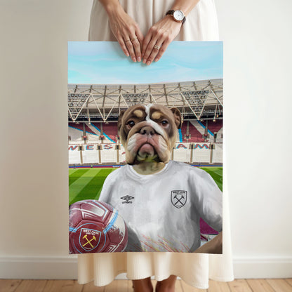 Your Pet in a West Ham 2022-23 Third Shirt