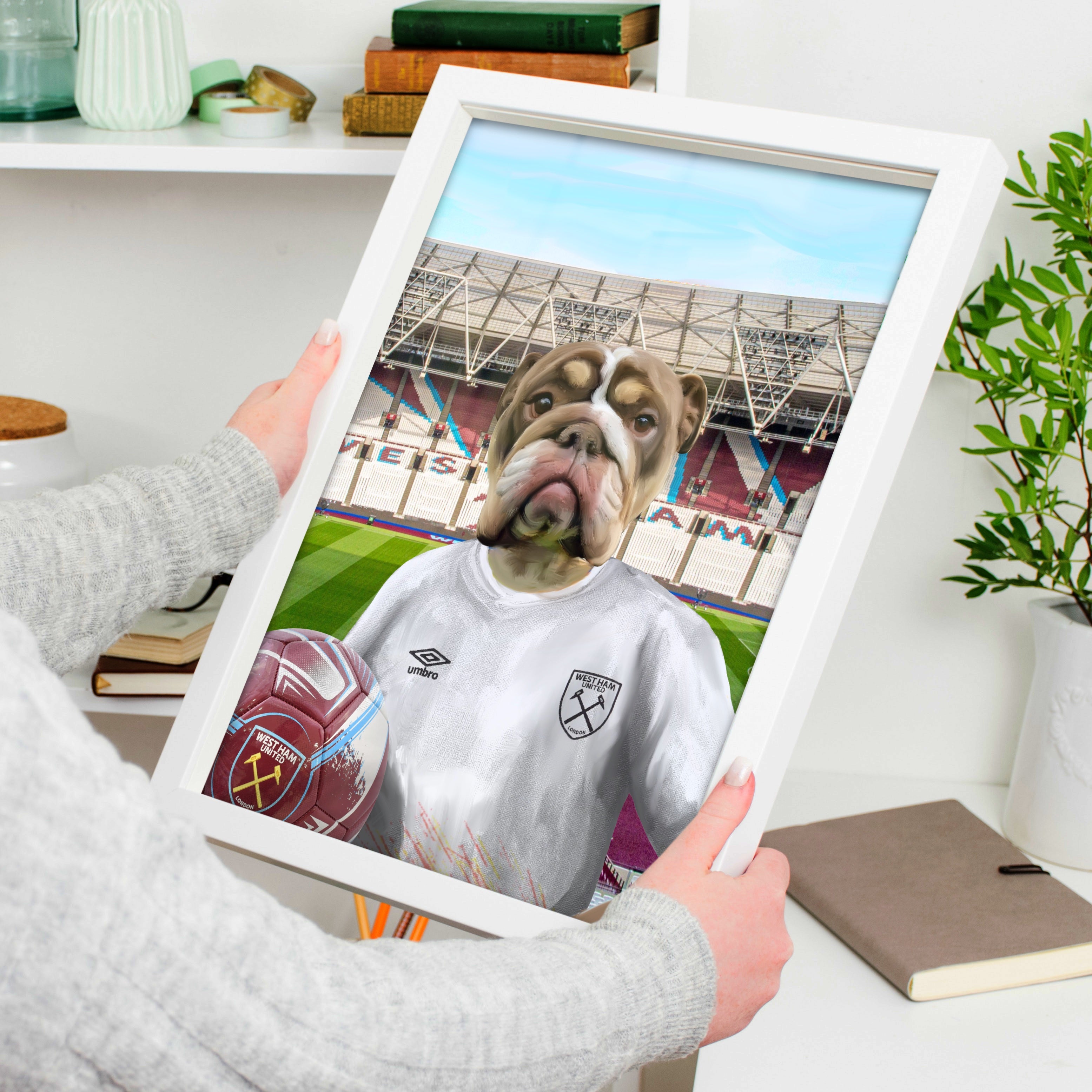 Your Pet in a West Ham 2022-23 Third Shirt