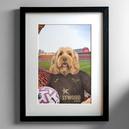 Your Pet in a Brentford FC Away 25/26 Adult Shirt