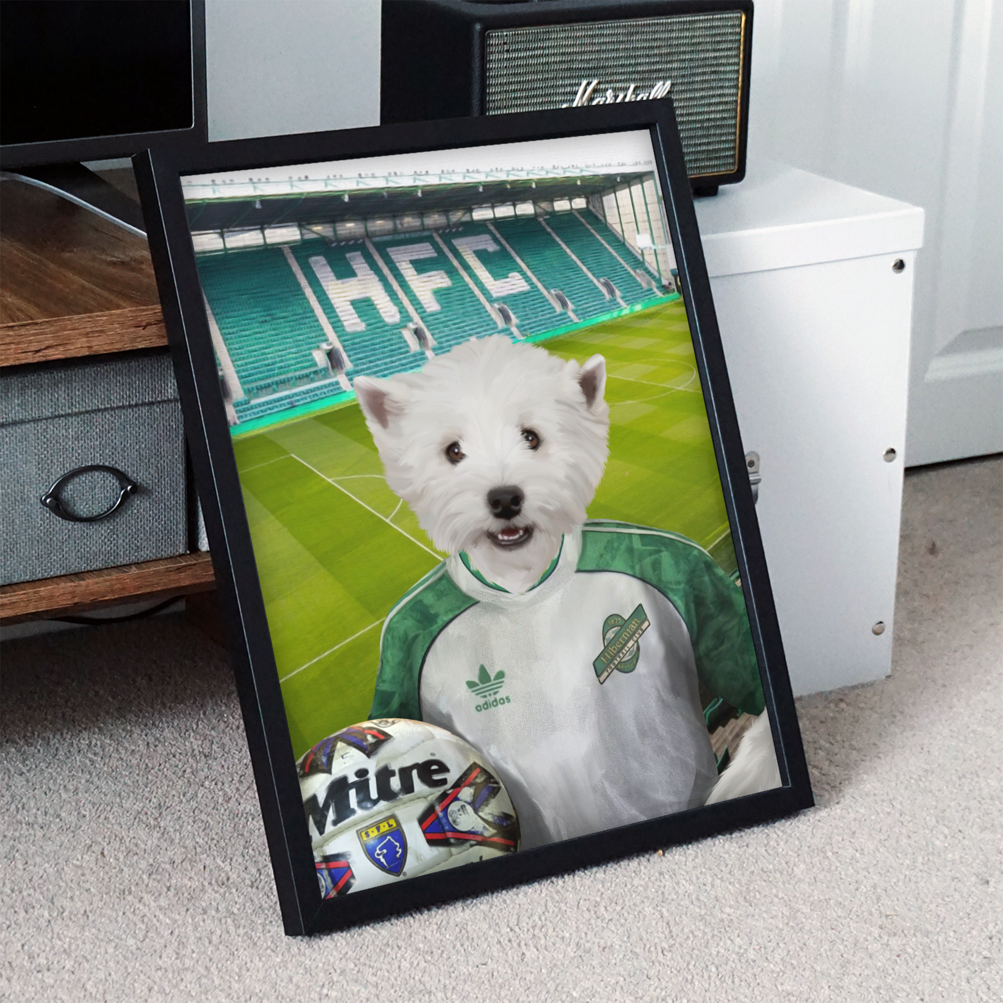 Your Pet in a Hibernian Retro Shirt