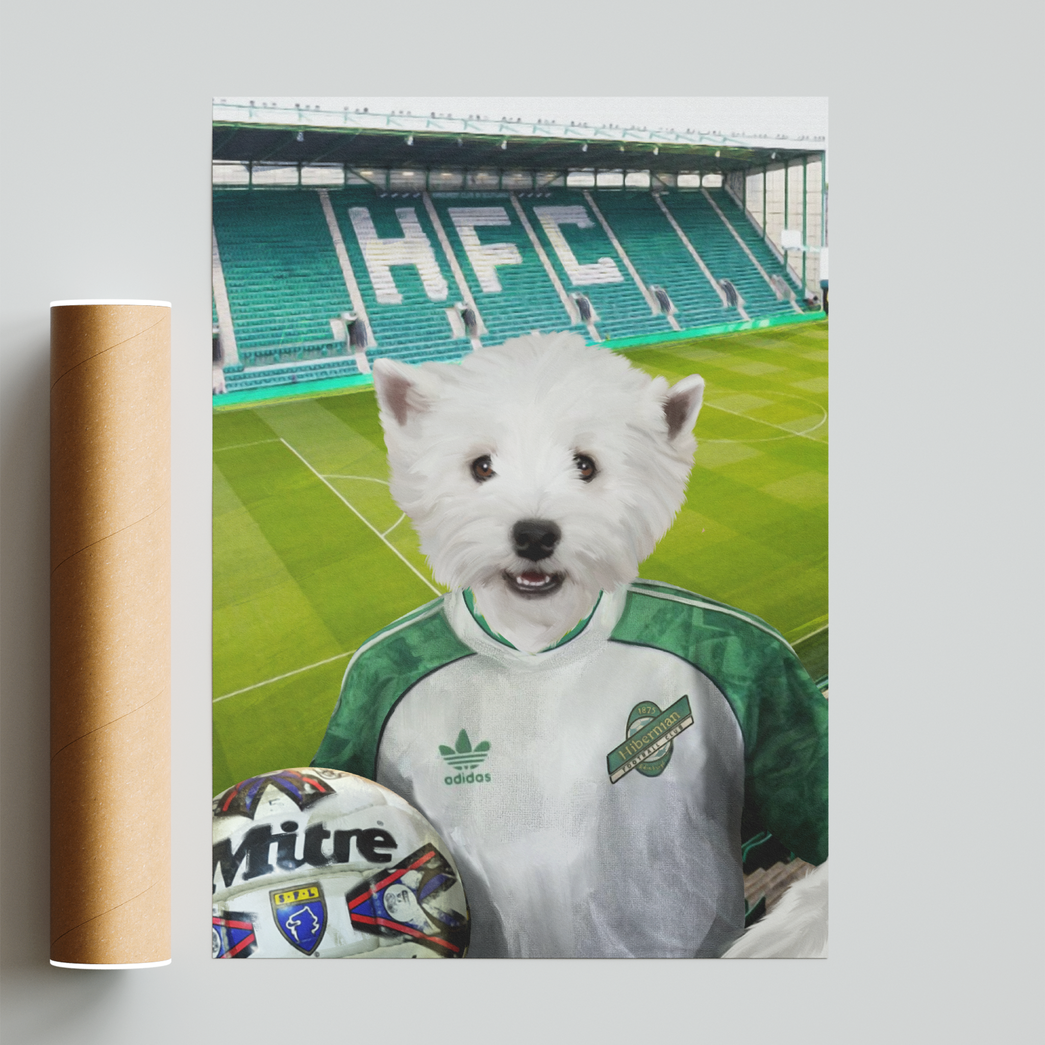 Your Pet in a Hibernian Retro Shirt