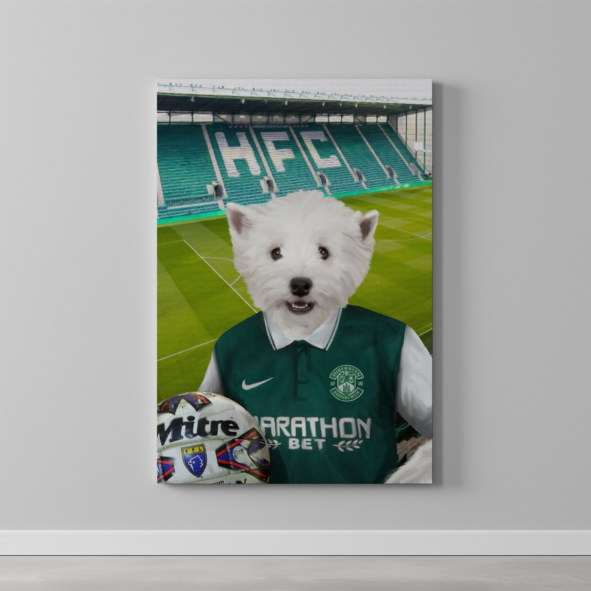 Your Pet in a Hibernian Retro Shirt