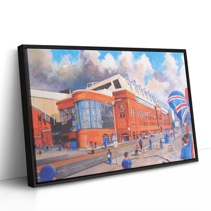 JKM Outside Ibrox Drawing