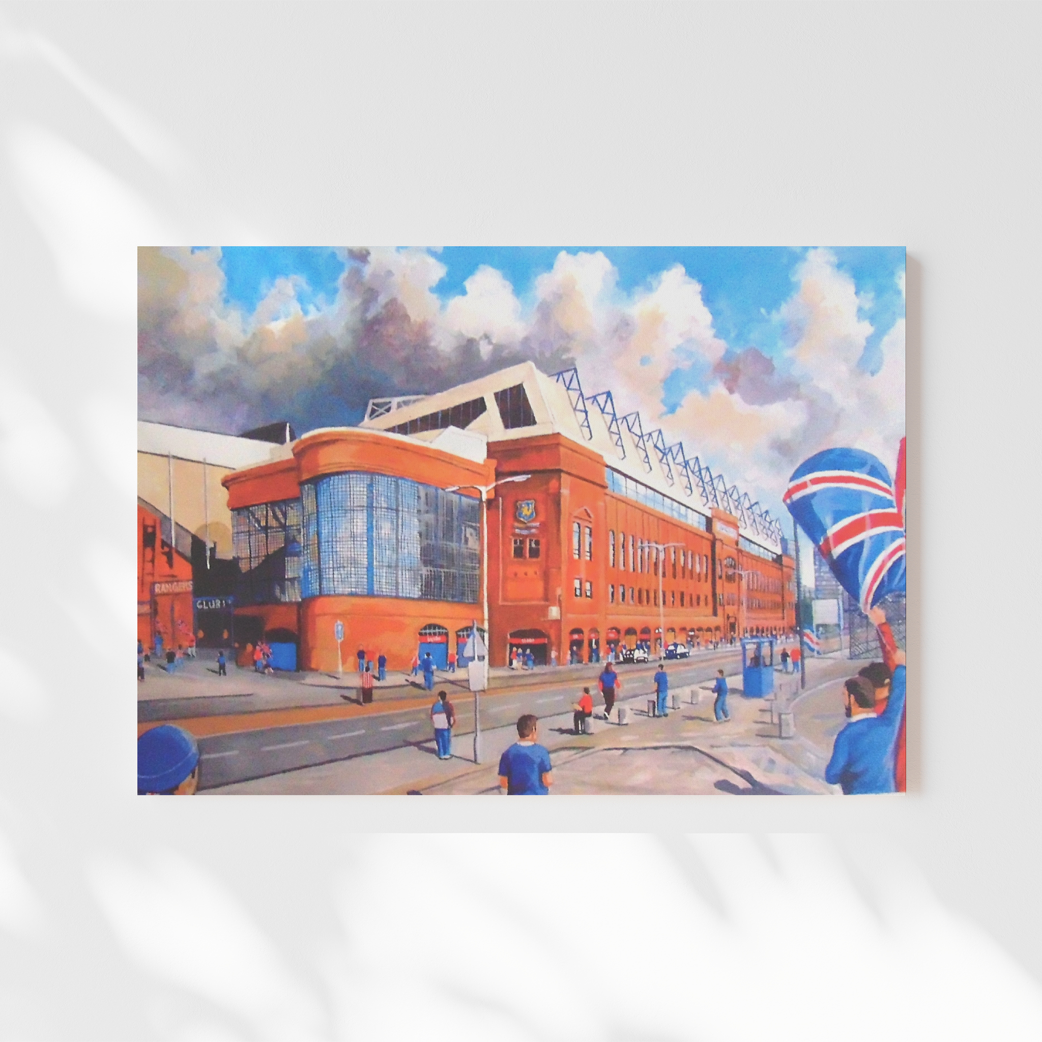 JKM Outside Ibrox Drawing
