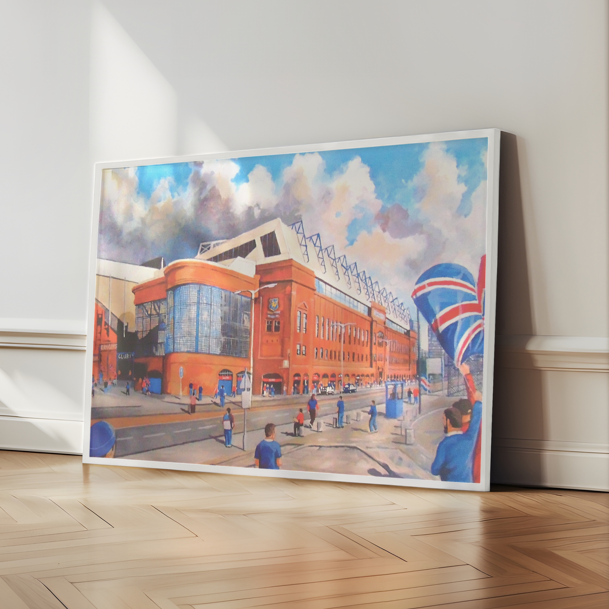 JKM Outside Ibrox Drawing