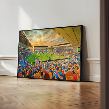 JKM Inside Ibrox Drawing