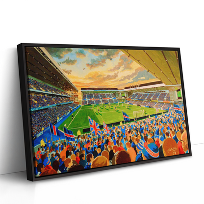 JKM Inside Ibrox Drawing