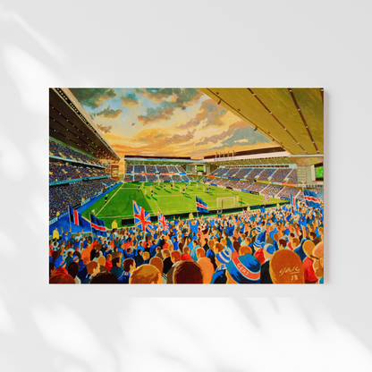 JKM Inside Ibrox Drawing