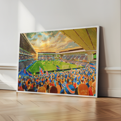 JKM Inside Ibrox Drawing