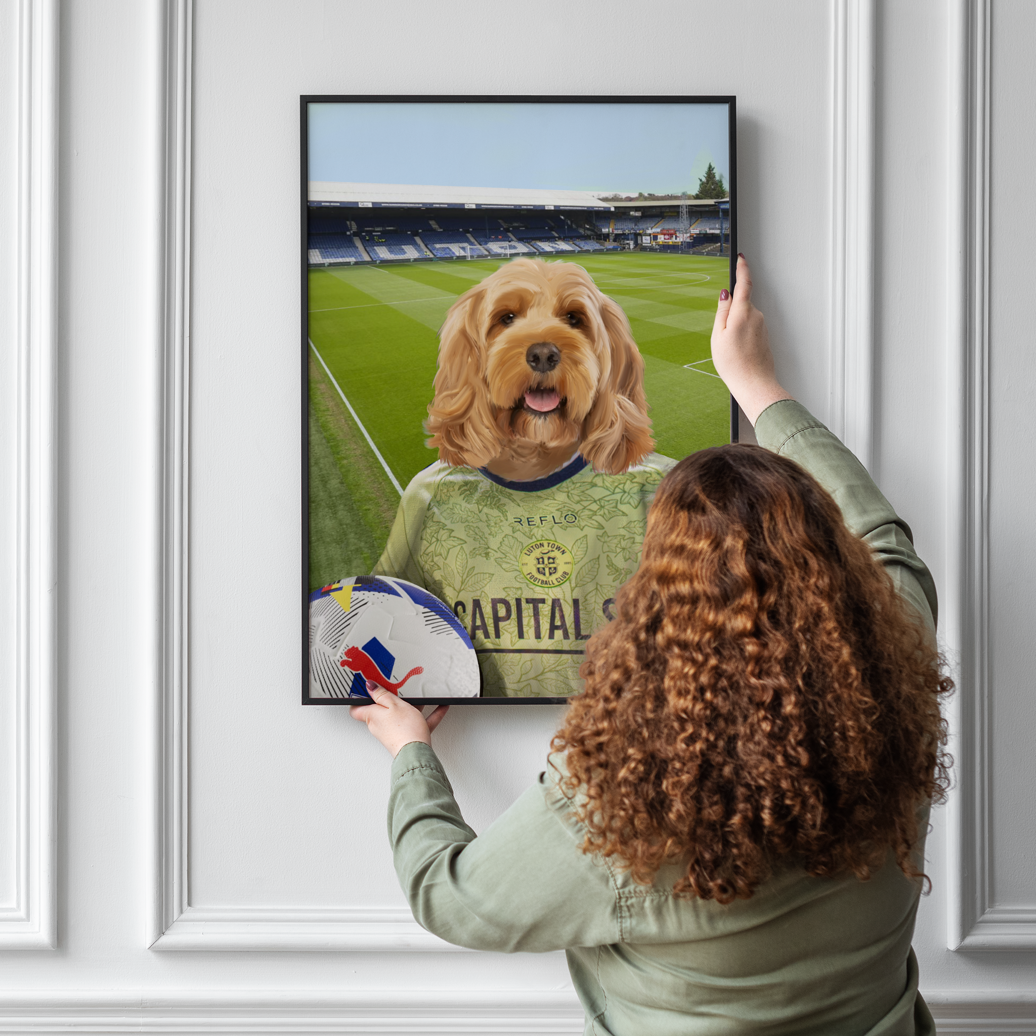 Your Pet in a Luton Town 25/26 3rd Shirt