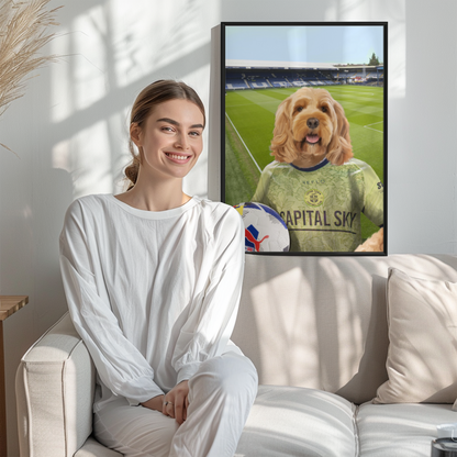 Your Pet in a Luton Town 25/26 3rd Shirt