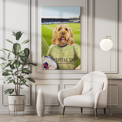 Your Pet in a Luton Town 25/26 3rd Shirt