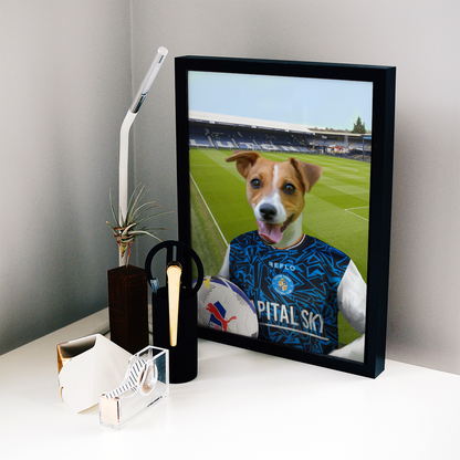 Your Pet in a Luton Town 25/26 Away Shirt