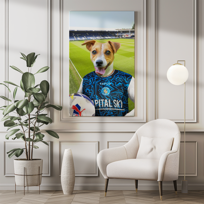 Your Pet in a Luton Town 25/26 Away Shirt