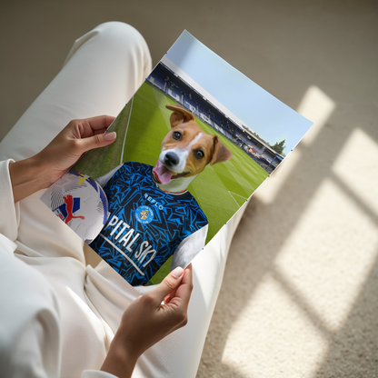 Your Pet in a Luton Town 25/26 Away Shirt