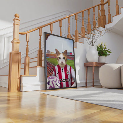 Your Pet in a Brentford FC 25/26 Home Kids Shirt