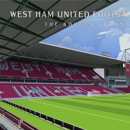 The Boleyn Ground Hand Drawn Image