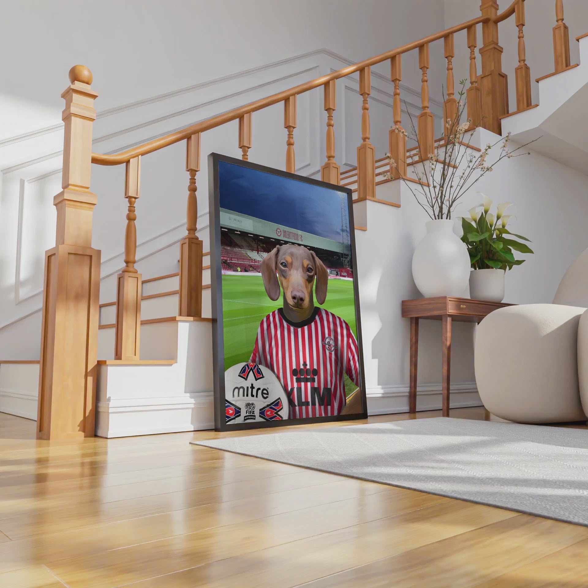 Your Pet in a Brentford Retro Shirt