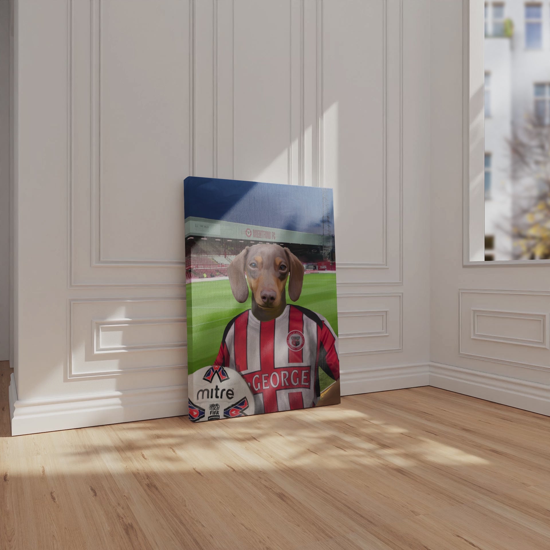 Your Pet in a Brentford Retro Shirt