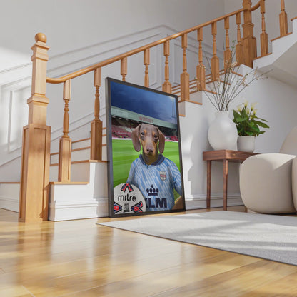 Your Pet in a Brentford FC 1992-94 Away Shirt