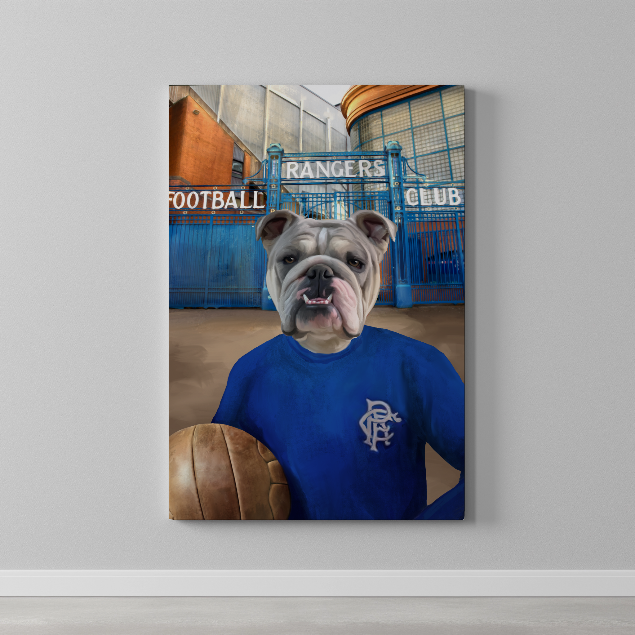 Your Pet in a Rangers Retro Shirt