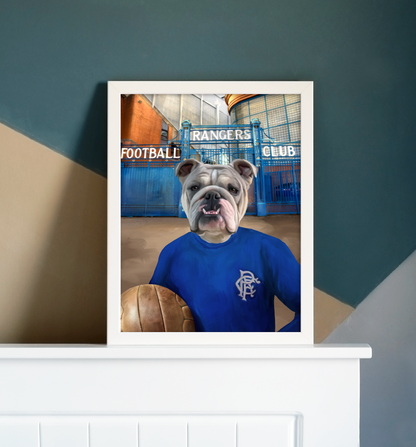 Your Pet in a Rangers Retro Shirt