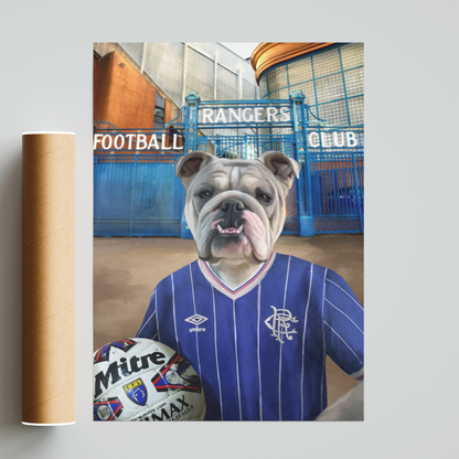 Your Pet in a Rangers Retro Shirt