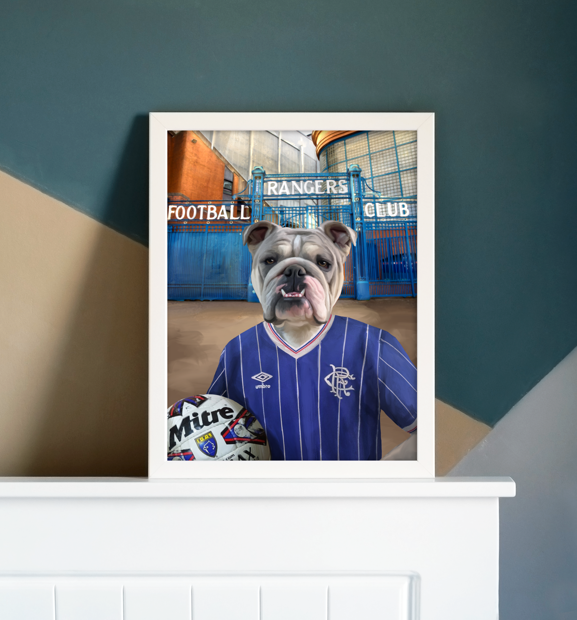 Your Pet in a Rangers Retro Shirt