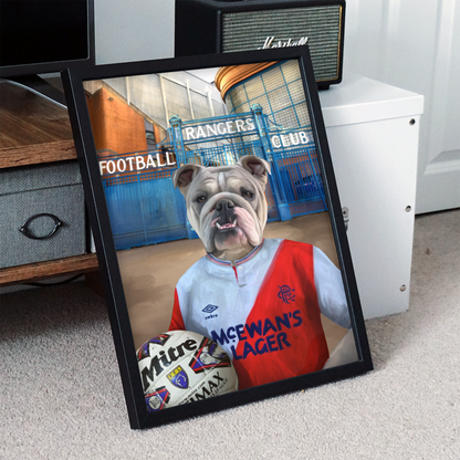 Your Pet in a Rangers Retro Shirt