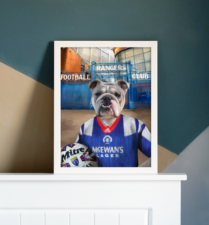 Your Pet in a Rangers Retro Shirt