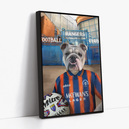 Your Pet in a Rangers Retro Shirt