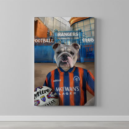 Your Pet in a Rangers Retro Shirt