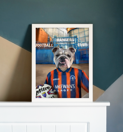 Your Pet in a Rangers Retro Shirt