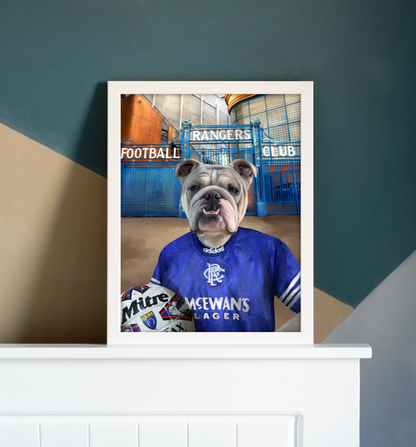 Your Pet in a Rangers Retro Shirt