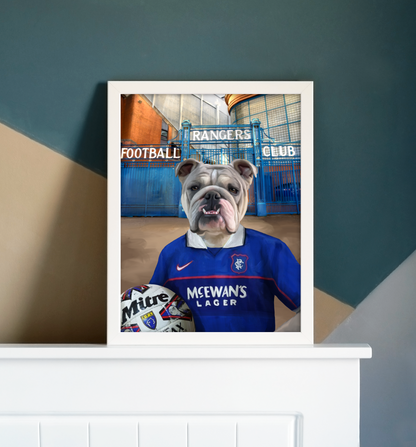 Your Pet in a Rangers Retro Shirt