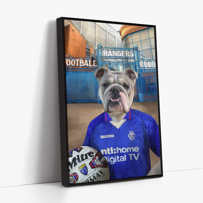 Your Pet in a Rangers Retro Shirt