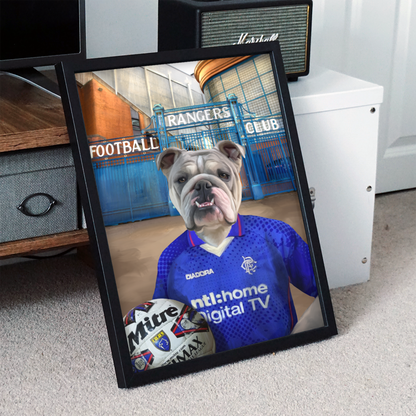 Your Pet in a Rangers Retro Shirt