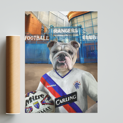 Your Pet in a Rangers Retro Shirt