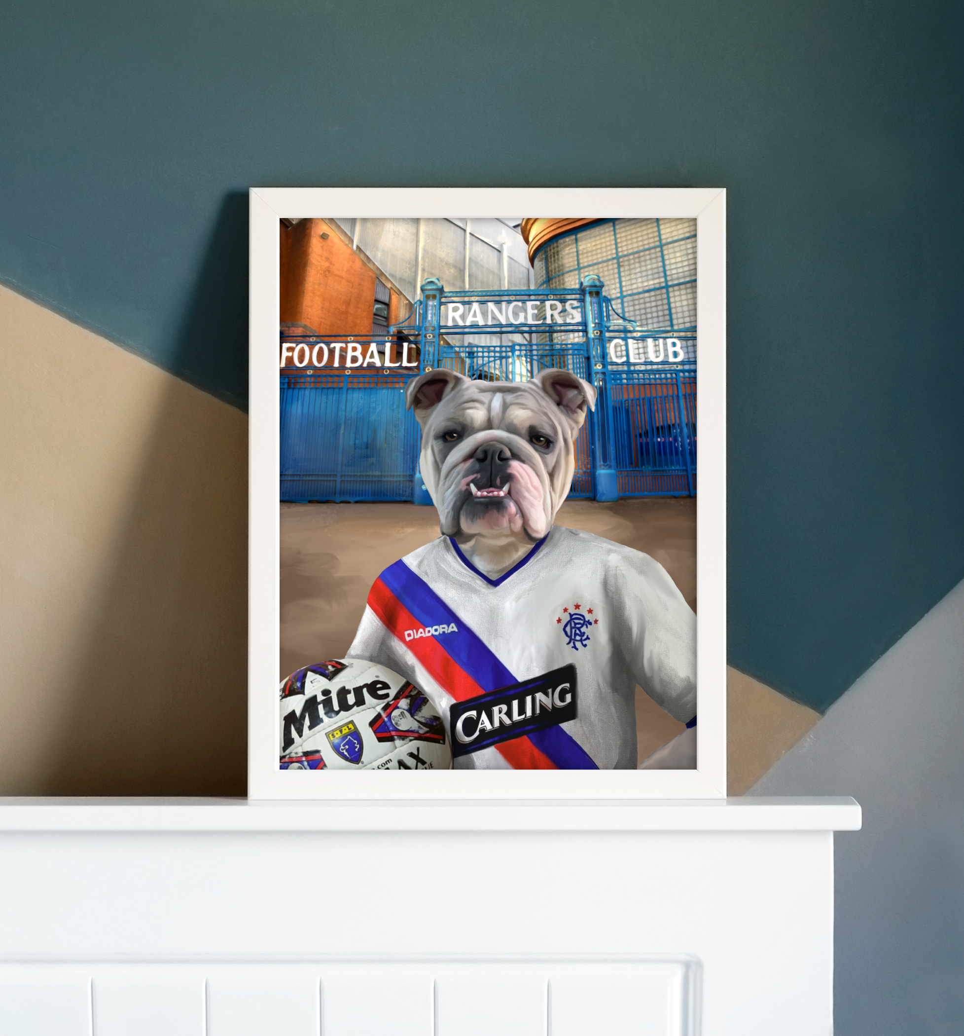 Your Pet in a Rangers Retro Shirt