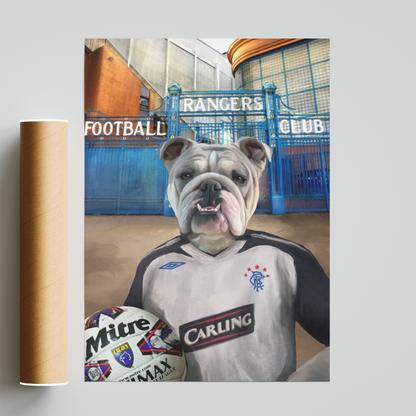 Your Pet in a Rangers Retro Shirt