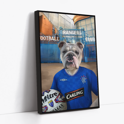 Your Pet in a Rangers Retro Shirt