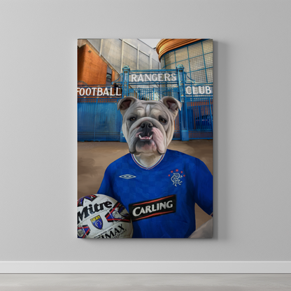 Your Pet in a Rangers Retro Shirt