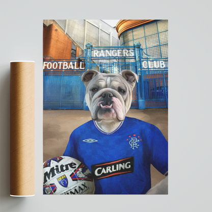 Your Pet in a Rangers Retro Shirt