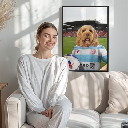 Your Pet in a Wrexham 25/26 3rd Shirt