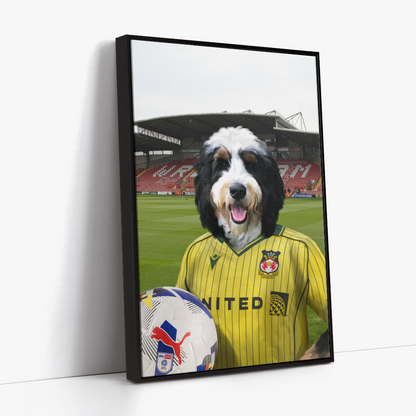 Your Pet in a Wrexham 25/26 Away Shirt