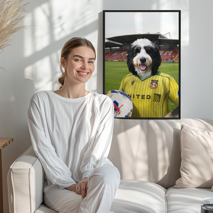 Your Pet in a Wrexham 25/26 Away Shirt